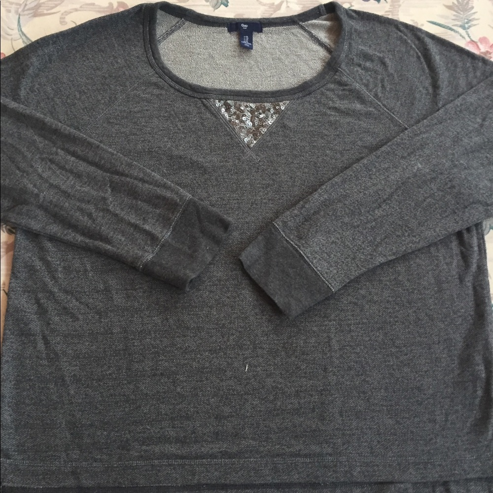 Sweatshirt GAP XL Grey with Sequins